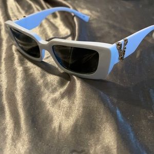 White versace sunglasses